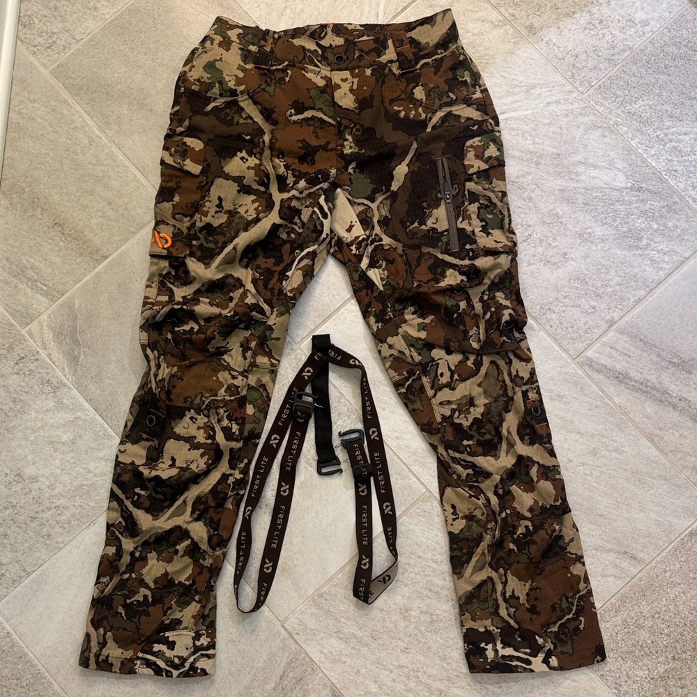 First Lite Obsidian Merino Pants- Fusion Pattern